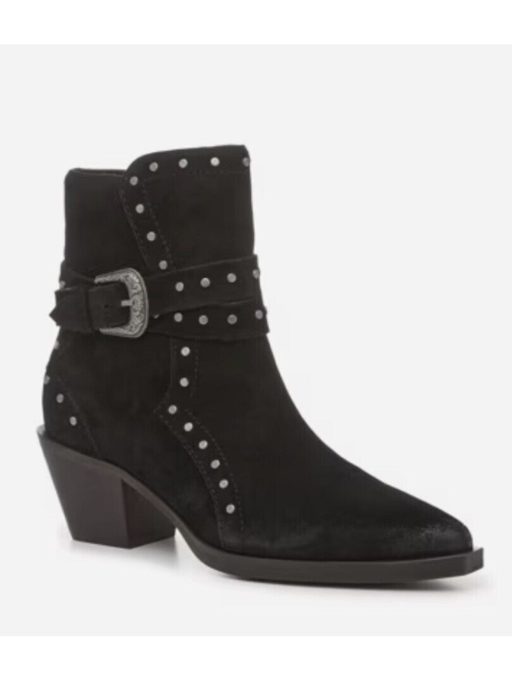 NIB Crown Vintage Womens Size 8 Kilon Western Bootie Women's Black Free Shipping